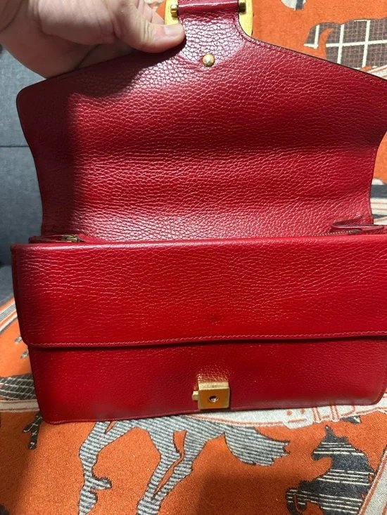 GUCCI ❤️🌟DIONYSUS TWO TONE HARDWARE FLAP BAG W/ CRYSTALS JEWELED TIGER HEAD ⭐️ - Picture 9 of 15